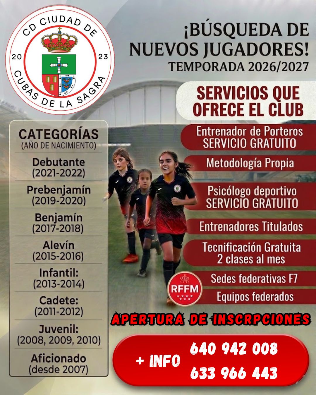 Servicios y Categorías